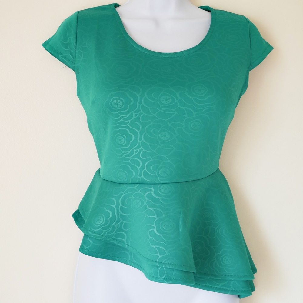 Off Side Waist Formal Blouse